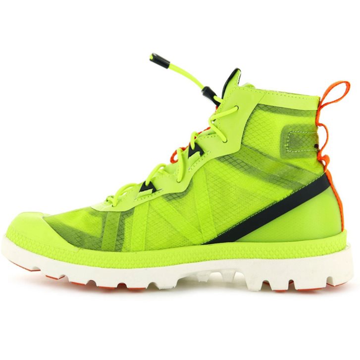 Baskets Palladium Travel Lite+ Adventure High Tops Homme Vert Clair | FR MPF937Q